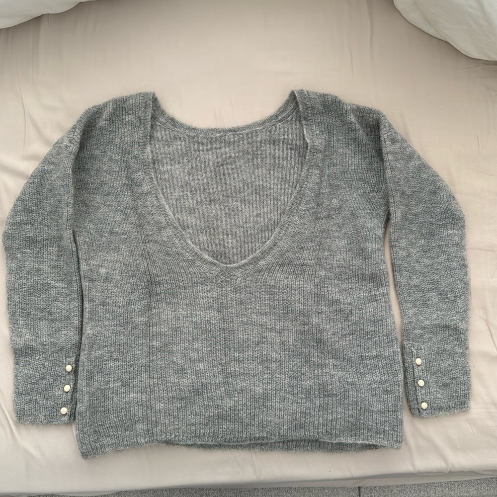 Sezane Jumper, Grey, size XS